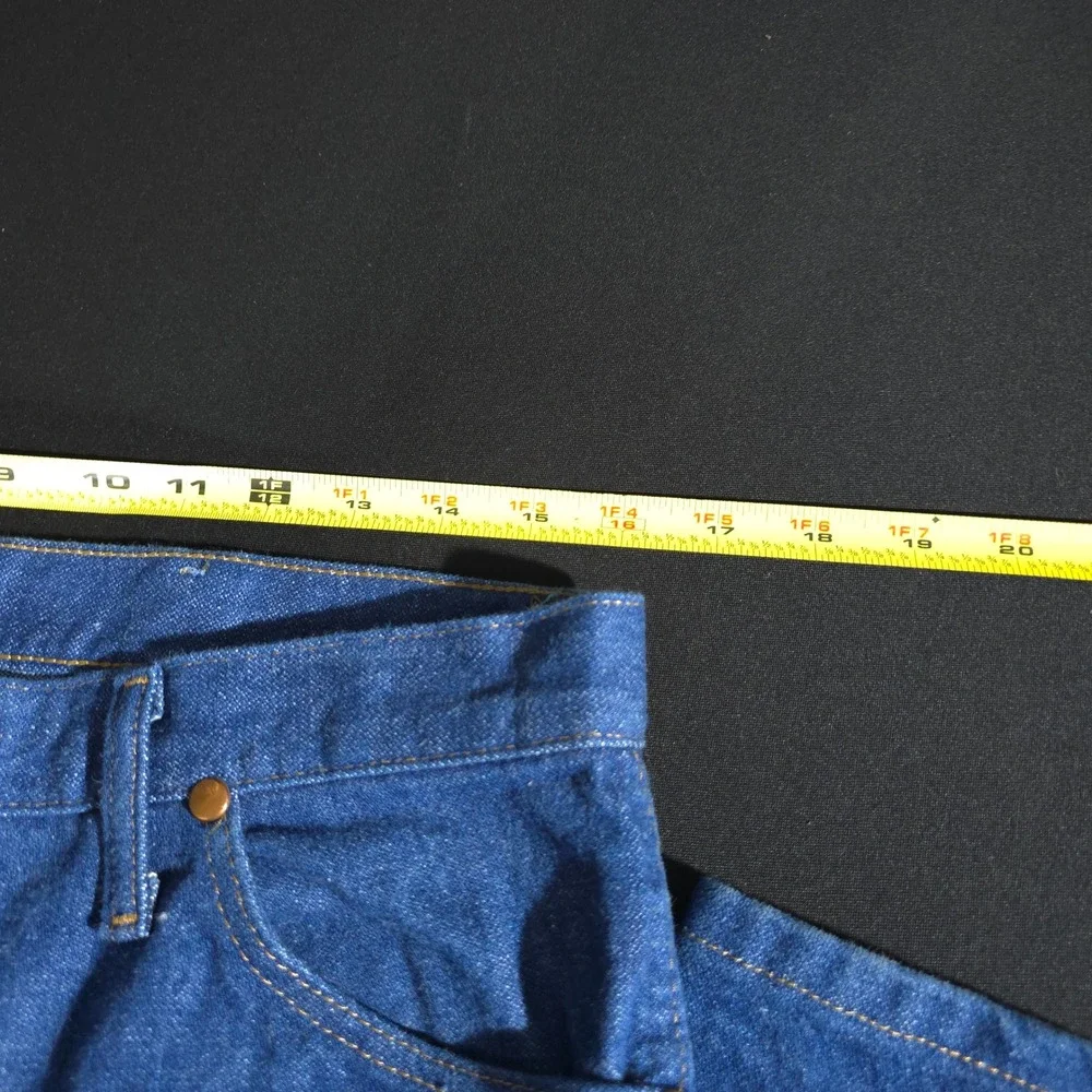 Wrangler 936PWD Jeans Mens 32x32 Blue Cowboy Cut Original Fit Straight Leg Denim
